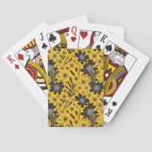 デュスキーワイルドフラワーガーデン – ヴィンテージフローラルパターン トランプ (裏面)