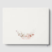 デュスキー秋マルサラ赤面フローラブライダルシャワー ゲストブック (裏面)