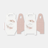 デュスキー秋マルサラ赤面フローラブライダルシャワー フェイバーボックス (折り畳みなし)