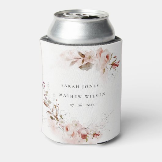 デュスキー秋マルサラ赤面フローラ結婚リース 缶クーラー (缶裏面)