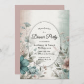 デュスキー花びらアンドソフトセレニティフローラ 招待状 (正面/裏面)