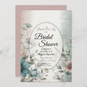 デュスキー花びらアンドソフトセレニティフローラ 招待状 (正面/裏面)