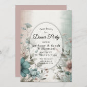 デュスキー花びらアンドソフトセレニティフローラ 招待状 (正面/裏面)