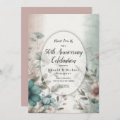 デュスキー花びらアンドソフトセレニティフローラ 招待状 (正面/裏面)