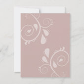 デュスキー花びらアンドソフトセレニティ結婚フローラ 招待状 (裏面)
