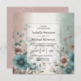 デュスキー花びらアンドソフトセレニティ結婚フローラ 招待状