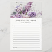 デュスキー薄紫コテージフローラアドバイスカップルブライド (正面)