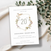 デュスキー赤面ワイルドフラワークレスト結婚の記念日