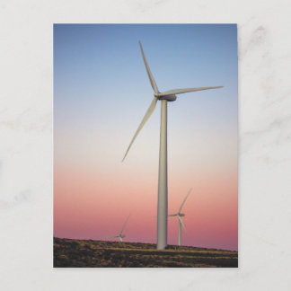 デュスクで風力発電 ポストカード