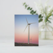 デュスクで風力発電 ポストカード (スタンド正面)