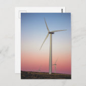 デュスクで風力発電 ポストカード (正面/裏面)