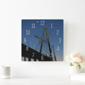 デュスクのアーサー・ラヴェネル・ジュニア橋 スクエア壁時計 (ホーム)