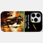 デュスクの川のそばの戦士 Case-Mate iPhoneケース (裏面 (横))