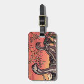 デュスクの恐竜 ラゲッジタグ (正面縦)