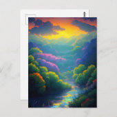 デュスクの森の魔法を受け入れる ポストカード (正面/裏面)