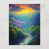 デュスクの森の魔法を受け入れる ポストカード (正面)