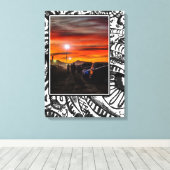 デュスクの駐車場 キャンバスプリント (インサイチュ (ウッドフロア))