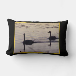 デュスクルンバー枕でトランペータースワン ランバークッション