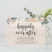 デュスク素朴結婚リハーサルディナー招待状 招待状 (スタンド正面)