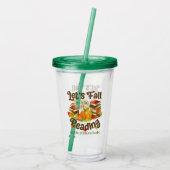 デュスティンスティーブンス読ズの本に恋する秋 アクリルタンブラー (裏面)