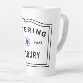 デュックスベリーマサチューセッツの町 カフェラテマグ (右アングル)