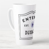 デュックスベリーマサチューセッツの町 カフェラテマグ (左アングル)