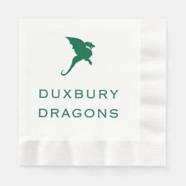 デュックスベリーDRAGONS - Duxbury Massachusetts 縁ありランチョンナプキン