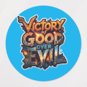 デュッセラ2025勝利のシンボル – 切り出しシール ラベル (デザイン2)