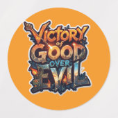 デュッセラ2025勝利のシンボル – 切り出しシール ラベル (デザイン1)