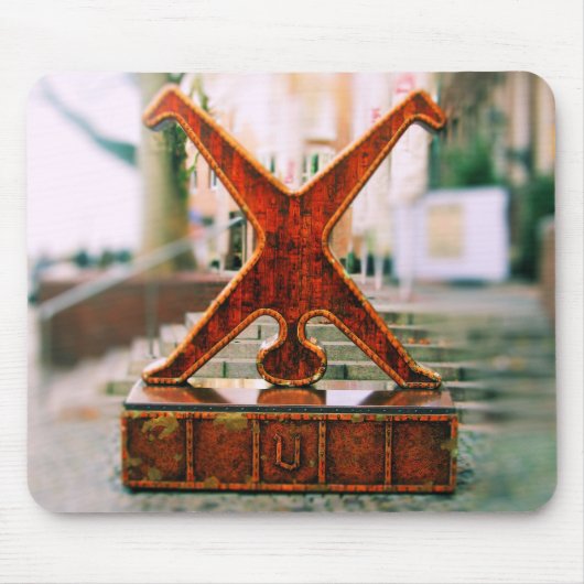 デュッセルドルフカートホイール マウスパッド (正面)