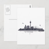 デュッセルドルフシティスカイライン ポストカード (正面/裏面)