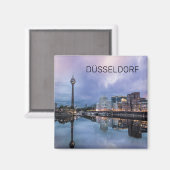 デュッセルドルフスカイラインドイツ マグネット (正面/裏面)