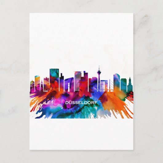 デュッセルドルフスカイライン シーズンポストカード (正面)