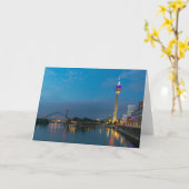 デュッセルドルフドイツカード カード (黄色い花)