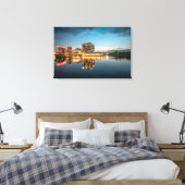 デュッセルドルフドイツ キャンバスプリント (インサイチュ (寝室))