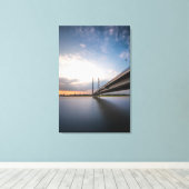 デュッセルドルフドイツ キャンバスプリント (インサイチュ (ウッドフロア))