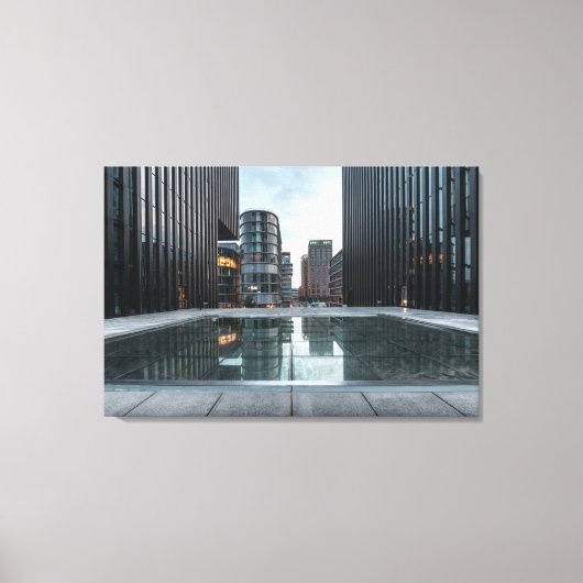 デュッセルドルフドイツ キャンバスプリント (正面)