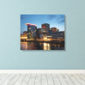 デュッセルドルフドイツ キャンバスプリント (インサイチュ (ウッドフロア))