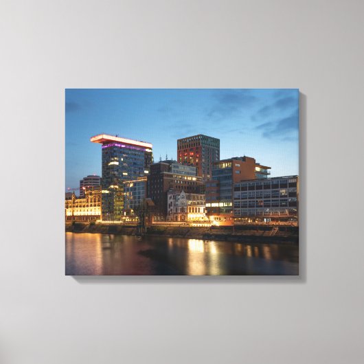 デュッセルドルフドイツ キャンバスプリント (正面)