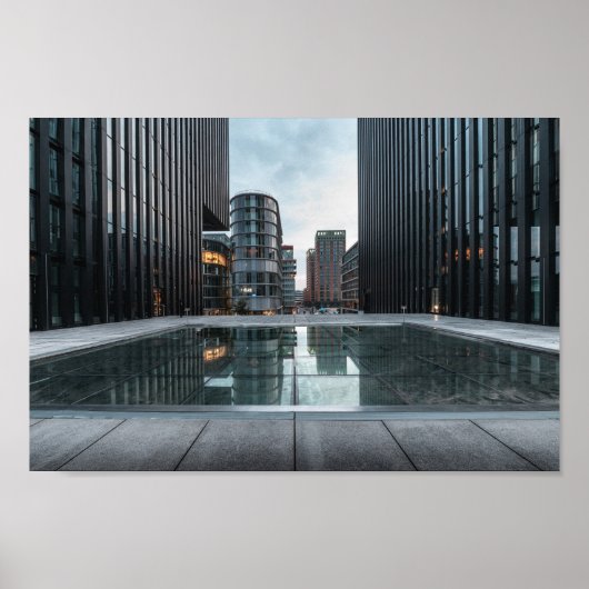 デュッセルドルフドイツ ポスター (正面)