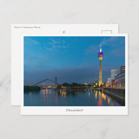デュッセルドルフドイツ ポストカード (正面/裏面)