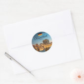 デュッセルドルフドイツ ラウンドシール (封筒)