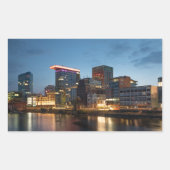 デュッセルドルフドイツ 長方形シール (正面)