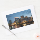 デュッセルドルフドイツ 長方形シール (封筒)