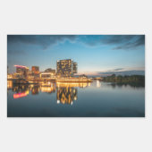 デュッセルドルフドイツ 長方形シール (正面)