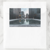 デュッセルドルフドイツ 長方形シール (バッグ)