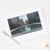 デュッセルドルフドイツ 長方形シール (封筒)