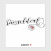 デュッセルドルフハート国旗 シール (シート)