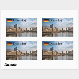 デュッセルドルフ土産 長方形シール