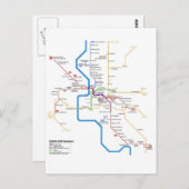 デュッセルドルフ地下鉄はがき ポストカード (正面/裏面)